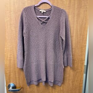 Philosophy Women’s Mauve V-Neck sweater